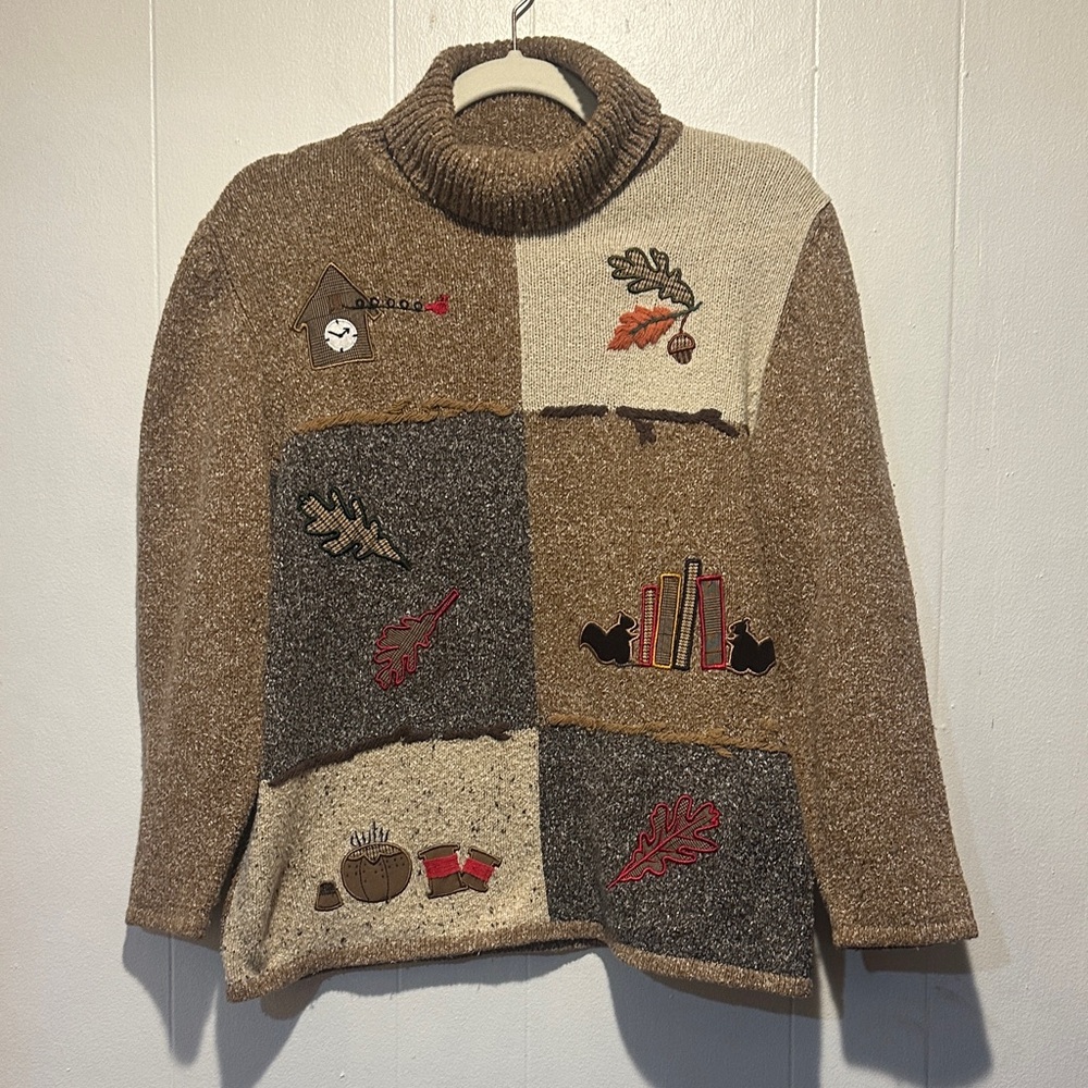 Grandmacore Autumn sweater size m